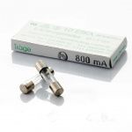 Nordic Quality Glas säkring - slow, 0,8A