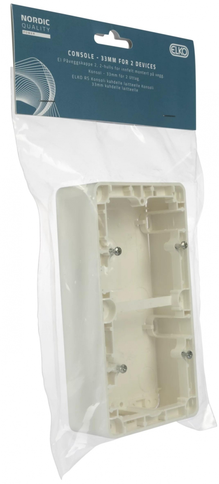 Nordic Quality ELKO Konsol 33 mm för 2 enheter