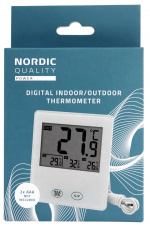 Nordic Quality Digital inomhus- och utomhustermometer med trådbunden sensor