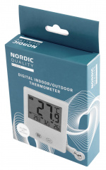 Nordic Quality Digital inomhus- och utomhustermometer med trådbunden sensor