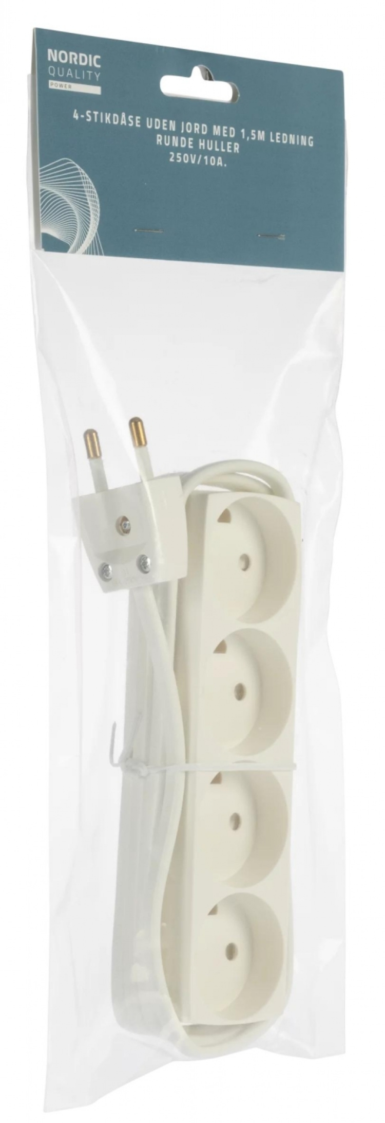 Nordic Quality 4-väg kontakt rund, 1,5m