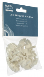 Nordic Quality Barnsäkring 5st, vit