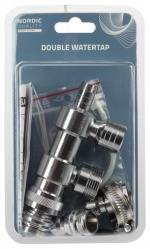 Nordic Quality Dubbel vattenkoppling 3/4