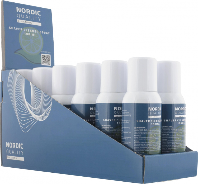 Nordic Quality Rengöringsspray för rakapparater, 100ml