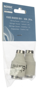 Nordic Quality Säkring Diazed III 35A 2 st