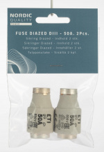 Nordic Quality Säkring Diazed DIII 50A 2 st
