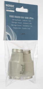 Nordic Quality Säkring Diazed DZ 3 63A 2 st
