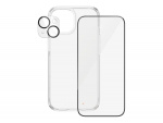 PanzerGlass skärm/linser/bakstycksskydd svart transparent Apple iPhone 15 PanzerGlass skärm/linser/bakstycksskydd svart transparent Apple iPhone 15