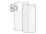 PanzerGlass skärm/linser/bakstycksskydd svart transparent Apple iPhone 15 Pro