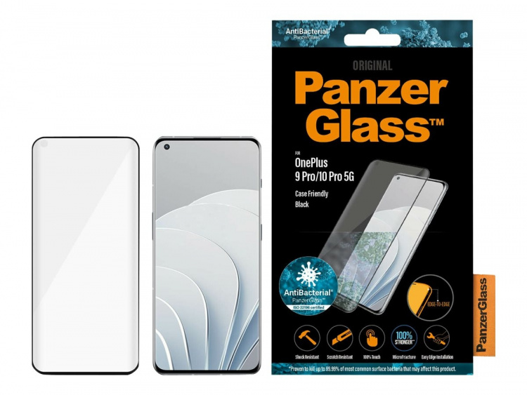 PanzerGlass Original skärmskydd Transparent OnePlus 10 Pro, 9 Pro PanzerGlass Original skärmskydd Transparent OnePlus 10 Pro, 9 Pro