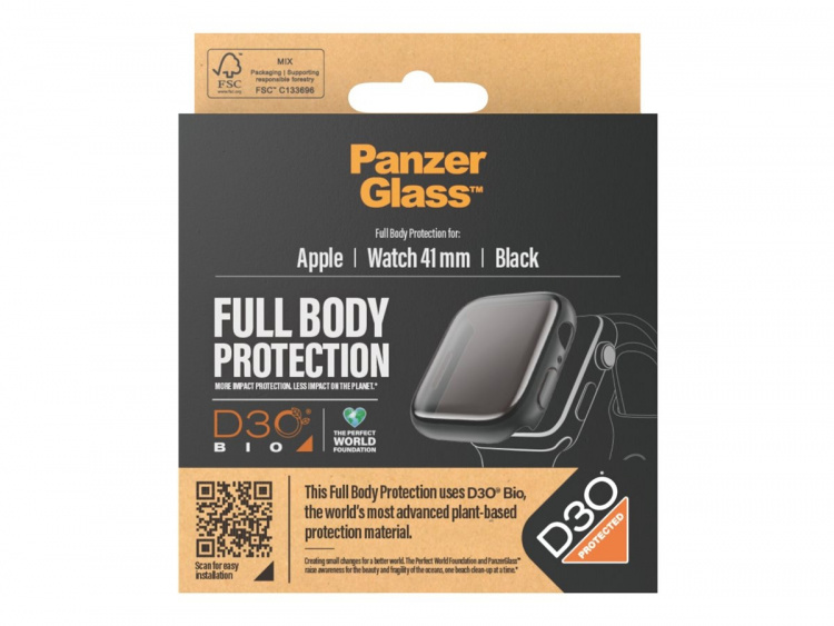 PanzerGlass skärmskydd Smart klocka Svart Transparent D3O Bio Härdat glas Polykarbonat Polyetylentereftalat (PET) PanzerGlass skärmskydd Smart klocka Svart Transparent D3O Bio Härdat glas Polykarbonat Polyetylentereftalat (PET)