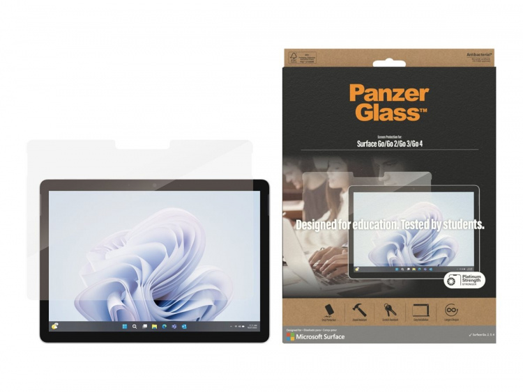 PanzerGlass Edge-to-Edge Krystalklar for Microsoft Surface Go