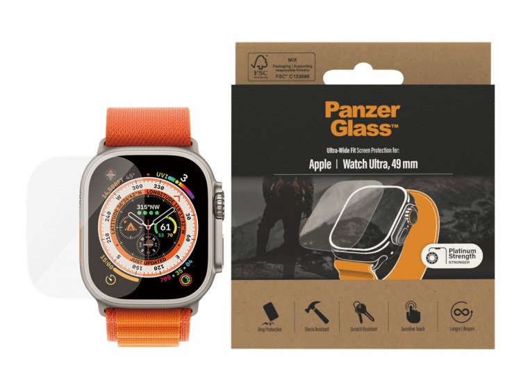 PanzerGlass Skärmskydd Smart klocka Transparent glas