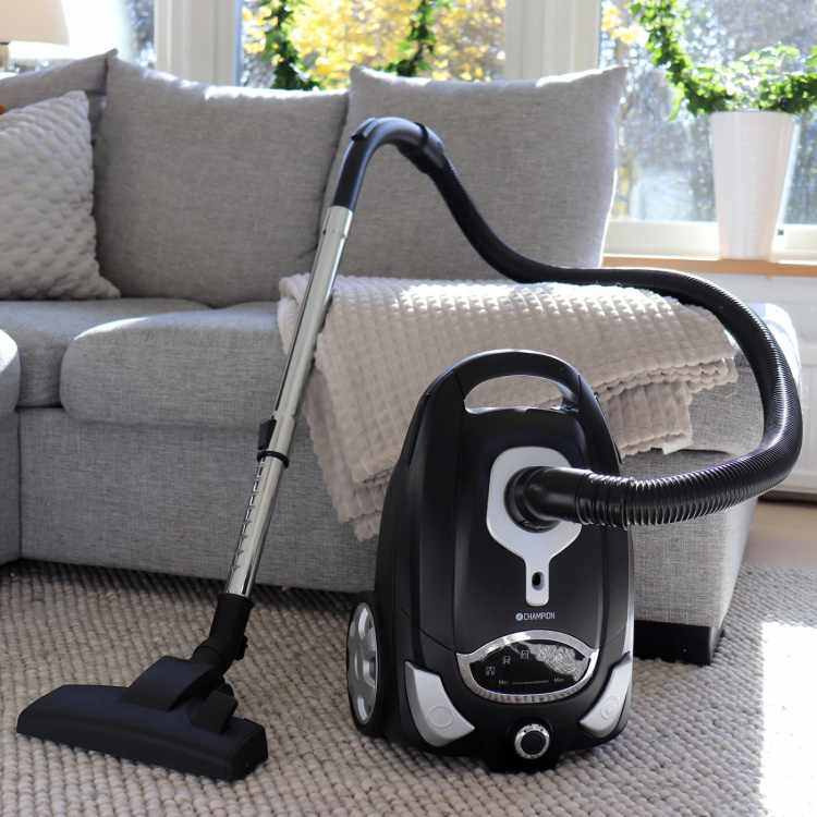 Champion Dammsugare Eco Clean 700w 9,5m DS400 Mattsvart