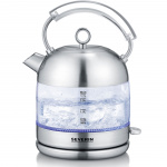 Severin Vattenkokare 1,7L 2400W Borstat stål/Glas WK3459 Severin Vattenkokare 1,7L 2400W Borstat stål/Glas WK3459