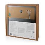 Nedis Nätverkskabel Roll | CAT6 | Fast | U/UTP | CCA | 100.0 m | Inomhus | Rund | PVC | Grå | Dragkorg