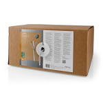 Nedis Nätverkskabel Roll | CAT6 | Fast | U/UTP | CCA | 305.0 m | Inomhus | Rund | PVC | Grå | Dragkorg