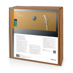 Nedis Nätverkskabel Roll | CAT6 | Stranded | U/UTP | Bar koppar | 100.0 m | Inomhus | Rund | LSZH | Grå | Dragkorg