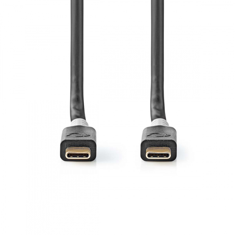 Nedis USB-kabel | USB 3.2 Gen 2x2 | USB-C™ Hane | USB-C™ Hane | 100 W | 4K@60Hz | 20 Gbps | Guldplaterad | 2.00 m | Rund | PVC | Silver | Låda Nedis USB-kabel | USB 3.2 Gen 2x2 | USB-C™ Hane | USB-C™ Hane | 100 W | 4K@60Hz | 20 Gbps | Guldplaterad | 2.00 m | Rund | PVC | Silver | Låda