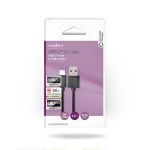 Nedis USB-kabel | USB 2.0 | USB-C™ Hane | USB-A Hane | 15 W | 480 Mbps | Nickelplaterad | 3.00 m | Rund | PVC | Svart | Låda Nedis USB-kabel | USB 2.0 | USB-C™ Hane | USB-A Hane | 15 W | 480 Mbps | Nickelplaterad | 3.00 m | Rund | PVC | Svart | Låda