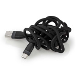 Nedis USB-kabel | USB 2.0 | USB-A Hane | USB-C™ Hane | 15 W | 480 Mbps | Nickelplaterad | 1.50 m | Rund | Silikon | Svart | Låda