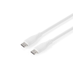 Nedis USB-kabel | USB 2.0 | USB-C™ Hane | USB-C™ Hane | 60 W | 480 Mbps | Nickelplaterad | 1.50 m | Rund | Silikon | Vit | Låda
