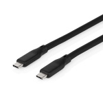 Nedis USB-kabel | USB 3.2 Gen 1 | USB-C™ Hane | USB-C™ Hane | 60 W | 4K@30Hz | 5 Gbps | Nickelplaterad | 1.50 m | Rund | Silikon | Svart | Låda