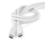 Nedis USB-kabel | USB 3.2 Gen 1 | USB-C™ Hane | USB-C™ Hane | 60 W | 4K@60Hz | 5 Gbps | Nickelplaterad | 1.50 m | Rund | Silikon | Vit | Låda Nedis USB-kabel | USB 3.2 Gen 1 | USB-C™ Hane | USB-C™ Hane | 60 W | 4K@60Hz | 5 Gbps | Nickelplaterad | 1.50 m | Rund | Silikon | Vit | Låda