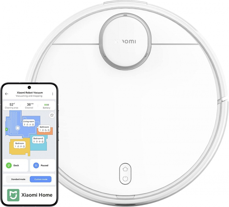 Xiaomi Robot Vacuum S12 Dammsugarrobot Styrd - Vit