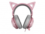 Razer Kraken Kitty Kabling Hörlurar Rosa