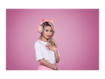 Razer Kraken Kitty Kabling Hörlurar Rosa