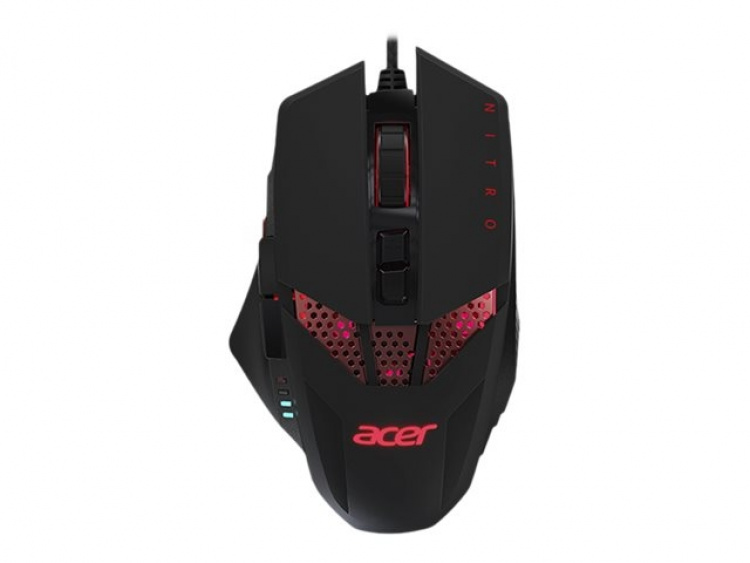 Acer Nitro Mouse (NMW120) Optiskt kablage Svart Röd