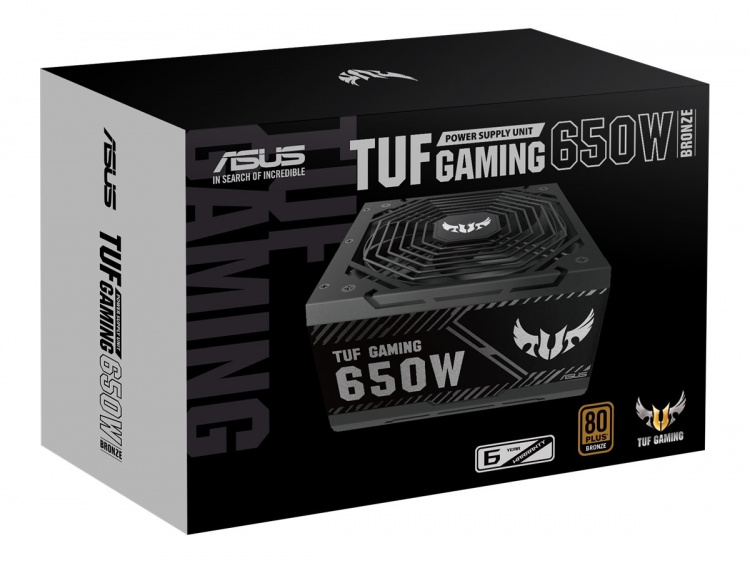 ASUS TUF-GAMING-650B Strömförsörjning 650Watt
