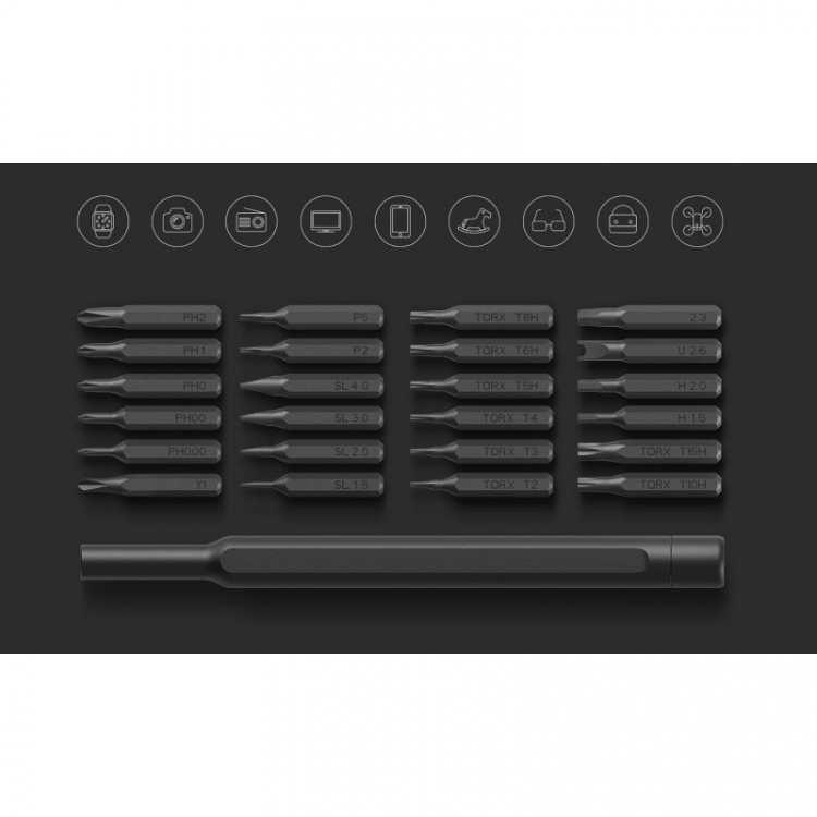 Xiaomi Mi Precision BHR4680GL Skruvmejsel Bitset