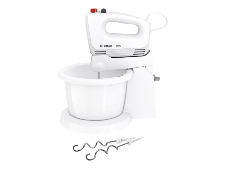 Bosch CleverMixx MFQ2600W Mixer Turbo-funktion Vit/röd