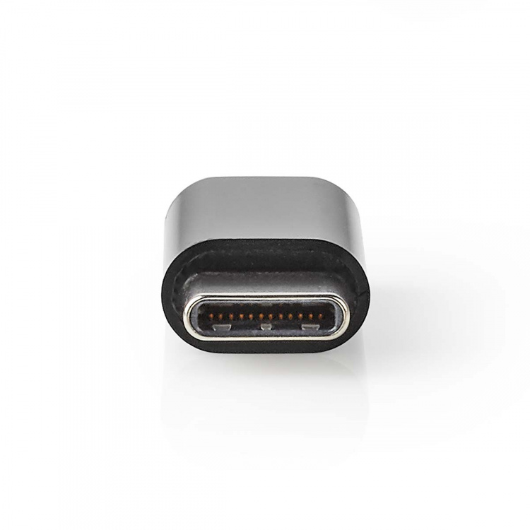 Nedis USB-C™ Adapter | USB 2.0 | USB-C™ Hane | USB Micro-B Hona | 480 Mbps | Rund | Guldplaterad | Antracit | Låda Nedis USB-C™ Adapter | USB 2.0 | USB-C™ Hane | USB Micro-B Hona | 480 Mbps | Rund | Guldplaterad | Antracit | Låda