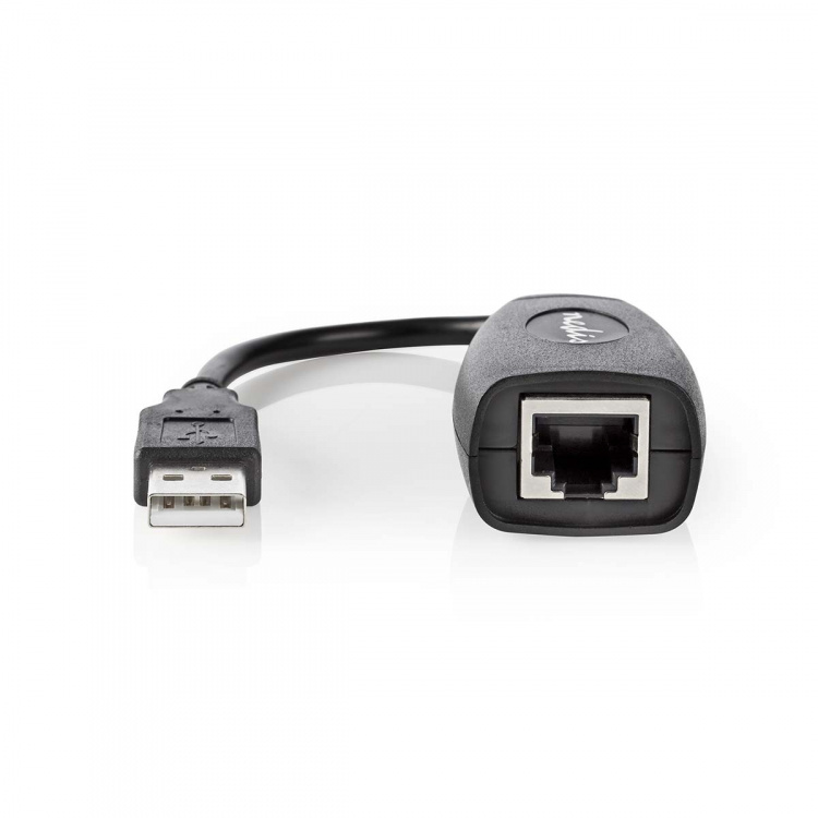 Nedis Aktiv USB-kabel | USB 1.1 | USB-A Hane | RJ45 Hona | 12 Mbps | 0.20 m | Rund | Nickelplaterad | PVC | Koppar | Låda