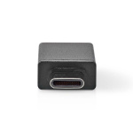 Nedis USB-C™ Adapter | USB 3.2 Gen 1 | USB-C™ Hane | USB-A Hona | 5 Gbps | OTG | Rund | Nickelplaterad | Svart | Låda Nedis USB-C™ Adapter | USB 3.2 Gen 1 | USB-C™ Hane | USB-A Hona | 5 Gbps | OTG | Rund | Nickelplaterad | Svart | Låda