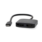Nedis USB-C™ Adapter | USB 3.2 Gen 1 | USB-C™ Hane | DisplayPort Hona / HDMI™ Utgång | 8K@30Hz | 0.20 m | Rund | Nickelplaterad | Svart | Låda Nedis USB-C™ Adapter | USB 3.2 Gen 1 | USB-C™ Hane | DisplayPort Hona / HDMI™ Utgång | 8K@30Hz | 0.20 m | Rund | Nickelplaterad | Svart | Låda