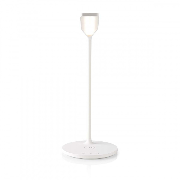 Nedis LED-lampa med trådlös laddare | Dimmer - På enhet | LED | 15 W | Med dimning | Kall Vit / Natural White / Varm Vit | 2700 - 6500 K