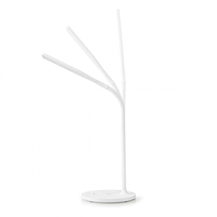 Nedis LED-lampa med trådlös laddare | Dimmer - På enhet | LED | 15 W | Med dimning | Kall Vit / Natural White / Varm Vit | 2700 - 6500 K