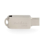 Nedis Flash Drive | 128 GB | USB-A / USB-C™ | Läshastighet: 110 MB/s | Skrivhastighet: 30 MB/s Nedis Flash Drive | 128 GB | USB-A / USB-C™ | Läshastighet: 110 MB/s | Skrivhastighet: 30 MB/s