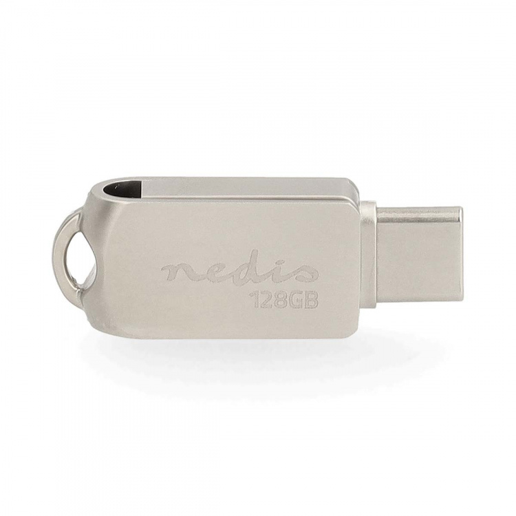 Nedis Flash Drive | 128 GB | USB-A / USB-C™ | Läshastighet: 110 MB/s | Skrivhastighet: 30 MB/s Nedis Flash Drive | 128 GB | USB-A / USB-C™ | Läshastighet: 110 MB/s | Skrivhastighet: 30 MB/s
