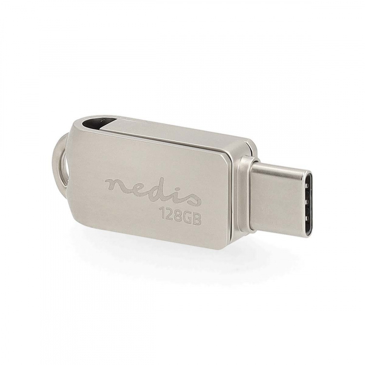 Nedis Flash Drive | 128 GB | USB-A / USB-C™ | Läshastighet: 110 MB/s | Skrivhastighet: 30 MB/s Nedis Flash Drive | 128 GB | USB-A / USB-C™ | Läshastighet: 110 MB/s | Skrivhastighet: 30 MB/s