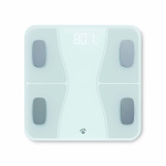 Nedis SmartLife Hälso Vågar | Ben / BMI / BMR / Fett / Muskler / Vatten / Vikt | 12 | Max last: 180 kg | Android™ / IOS | ABS / Glas | Vit Nedis SmartLife Hälso Vågar | Ben / BMI / BMR / Fett / Muskler / Vatten / Vikt | 12 | Max last: 180 kg | Android™ / IOS | ABS / Glas | Vit
