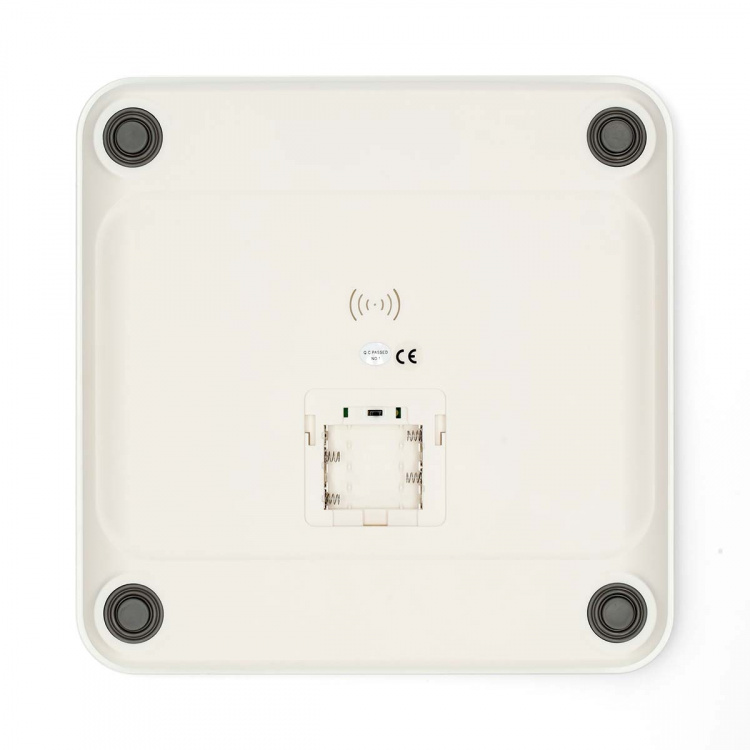 Nedis SmartLife Hälso Vågar | Ben / BMI / BMR / Fett / Muskler / Vatten / Vikt | 12 | Max last: 180 kg | Android™ / IOS | ABS / Glas | Vit Nedis SmartLife Hälso Vågar | Ben / BMI / BMR / Fett / Muskler / Vatten / Vikt | 12 | Max last: 180 kg | Android™ / IOS | ABS / Glas | Vit