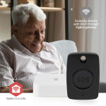 Nedis Smart Panic Knapp | Zigbee 3.0 | Batteritypsenergi: CR2450 | Svart