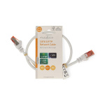 Nedis CAT6 Nätverkskabel | RJ45 hane | RJ45 hane | S/FTP | 0.50 m | Rund | LSZH | Vit | Label