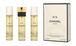 Chanel No 5 Giftset 60 ml 3x Edt Spray Refill 20Ml - Twist and Spray - Purse Spray