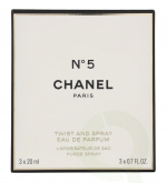 Chanel No 5 Giftset 60 ml 2x Edp Spray Refill 20Ml/1x Edp Spray 20Ml - Twist and Spray